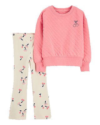CONJUNTO 2 PEÇAS CARTER'S - CEREJINHA - MENINA
