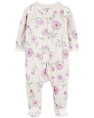 MACACÃO CARTER'S - FLORAL CANELADO - MENINA