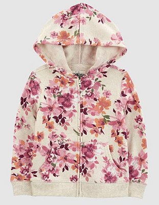 MOLETOM FLANELADO OSHKOSH - FLORAL - MENINA