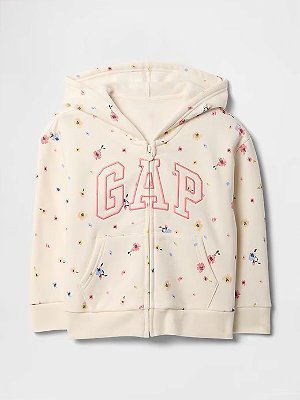 MOLETOM FLANELADO GAP - FLORZINHAS - MENINA