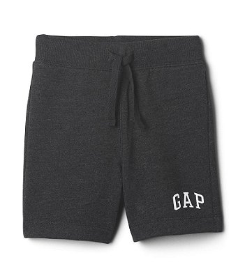 BERMUDA MOLETOM FLANELADO GAP - GRAFITE - MENINO