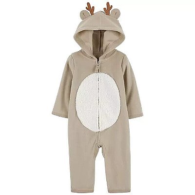 MACACÃO FLEECE CARTER'S - RENA - UNISSEX