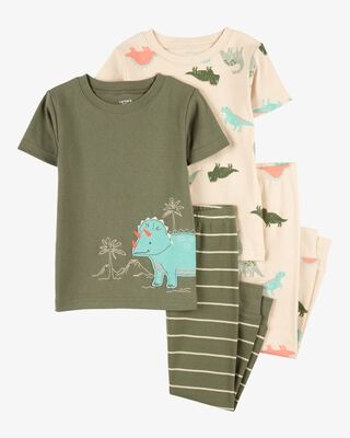 PIJAMA 4 PEÇAS CARTER'S - DINOSSAURO - MENINO