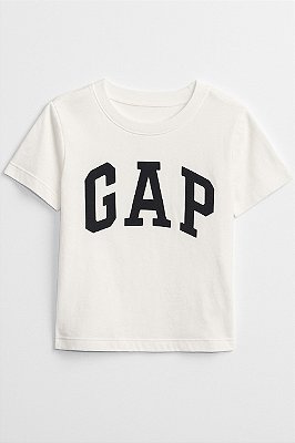 CAMISETA MANGA CURTA GAP - LOGO BRANCO - MENINO