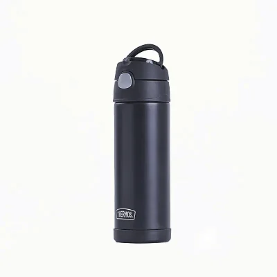 GARRAFA TÉRMICA THERMOS 470ML - PRETO - UNISSEX