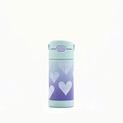 GARRAFA TÉRMICA THERMOS  355ML - CORAÇÃO - MENINA
