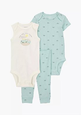 CONJUNTO 3 PEÇAS CARTER'S - KOMBI- MENINO
