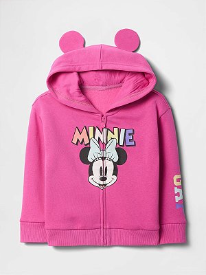 MOLETOM FLANELADO GAP DISNEY - MINNIE ROSA - MENINA