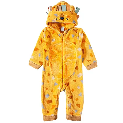 MACACÃO KIDS PELUDINHO TIP TOP - LEÃO - MENINO