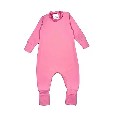 MACACÃO TÉRMICO FOFOTINHOS - ROSA BLUSH - MENINA