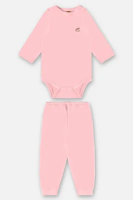 CONJUNTO TÉRMICO 2 PEÇAS UP BABY - ROSA