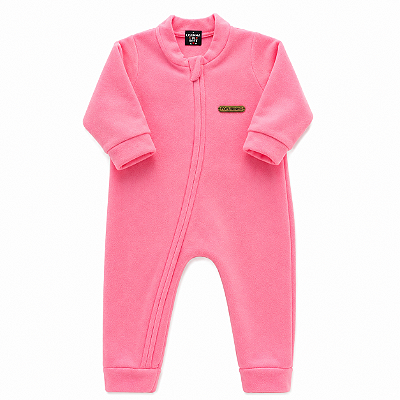 MACACÃO SEM PÉ SOFT PETTENATI FOFOTINHOS - ROSA NEON - MENINA