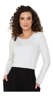 CAMISETA TÉRMICA MANGA LONGA JAGAR - BRANCA - FEMININA
