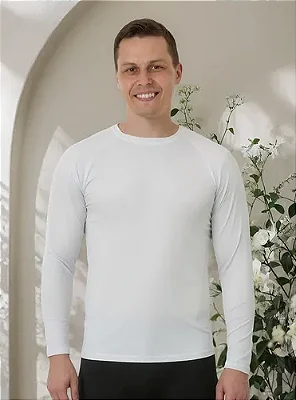 CAMISETA TÉRMICA MANGA LONGA JAGAR - BRANCA - MASCULINO