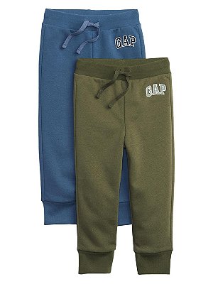 KIT 2 CALÇAS GAP - AZUL E VERDE MILITAR - MENINO