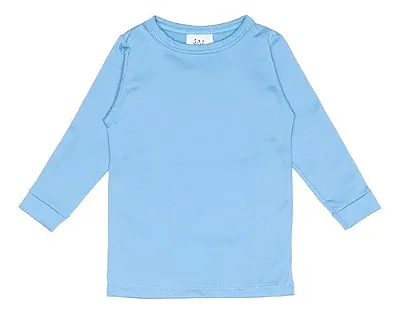 CAMISETA TÉRMICA MANGA LONGA PETTENATI FOFOTINHOS - AZUL CLARO - UNISSEX