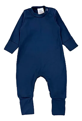 MACACÃO VIRA PÉ TÉRMICO COMFORT FOFOTINHOS - AZUL MARINHO - UNISSEX