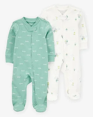 KIT 2 MACACÕES CARTER'S - LOVE - MENINO