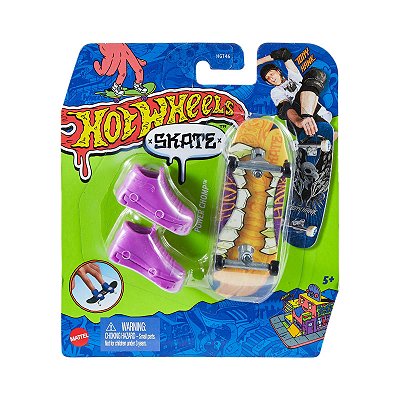 MINI SKATE DE DEDO HOT WHEELS - TÊNIS ROXO - MENINO