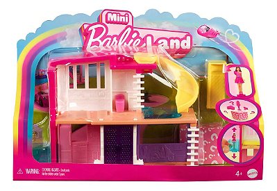 BARBIE LAND MINI MATTEL - CASA LARANJA - MENINA