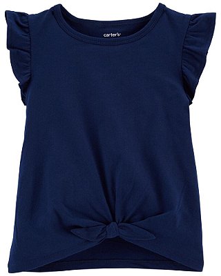 CAMISETA MANGA CURTA CARTER'S - AZUL MARINHO - MENINA
