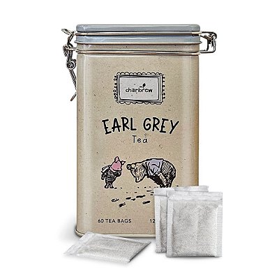 CAIXA DE CHÁ INGLÊS CHARBREW - URSINHO POOH  - 60 SACHÊS