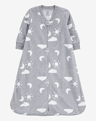 SACO DE DORMIR FLEECE CARTER'S - CINZA CÉU - UNISSEX