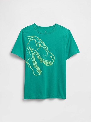 CAMISETA MANGA CURTA GAP KIDS - DINO - MENINO