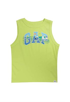 CAMISETA MANGA REGATA GAP - PRAIA - MENINO