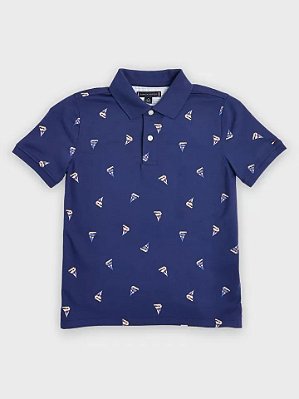 CAMISETA MANGA CURTA POLO TOMMY HILFIGER - BARQUINHOS - MENINO