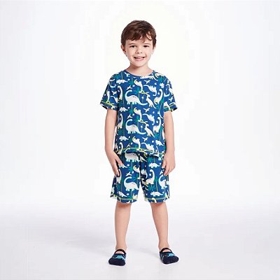 PIJAMA 2 PEÇAS TIP TOP KIDS - DINO - MENINO