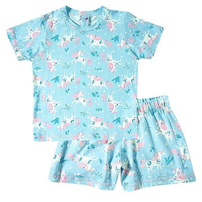 PIJAMA 2 PEÇAS TIP TOP KIDS - UNICÓRNIO - MENINA