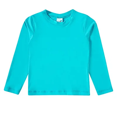 CAMISETA MODA PRAIA TIP TOP - TURQUESA CLARO - PROTEÇÃO +50UV - UNISSEX