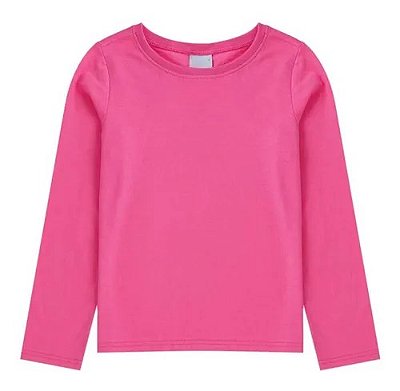 CAMISETA MODA PRAIA TIP TOP - ROSA - PROTEÇÃO +50UV - MENINA