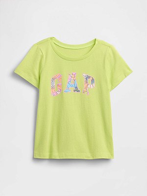 CAMISETA MANGA CURTA GAP - FLOR - MENINA