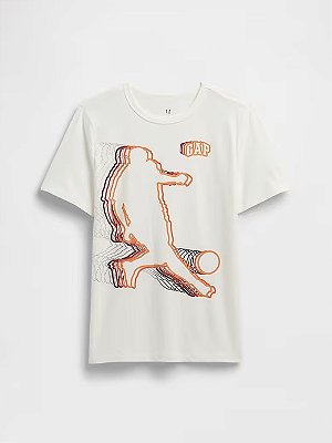 CAMISETA MANGA CURTA GAP KIDS - FUTEBOL - MENINO