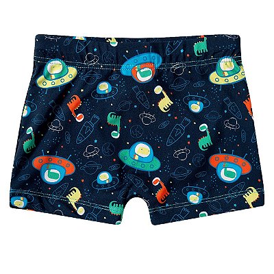 SUNGA MODA PRAIA TIP TOP KIDS -  DINO GALÁXIA - PROTEÇÃO UV50+  - MENINO