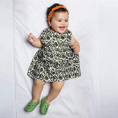 VESTIDO GREEN - BAOBA VERDE - MENINA