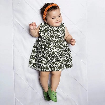 VESTIDO GREEN BABY - BAOBA VERDE - MENINA