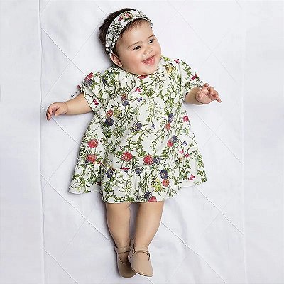 VESTIDO GREEN BABY - ENCANTO VERDE - MENINA