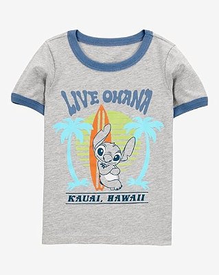 CAMISETA MANGA CURTA OSHKOSH - STITCH - MENINO