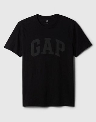 CAMISETA MANGA CURTA GAP KIDS - PRETO - MENINO
