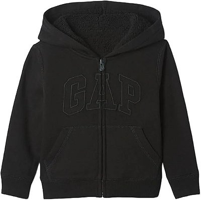MOLETOM PELUCIADO GAP - PRETO - MENINO