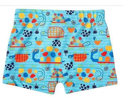 SUNGA MODA PRAIA TIP TOP TODDLER -  TARTARUGA - PROTEÇÃO UV50+  - MENINO
