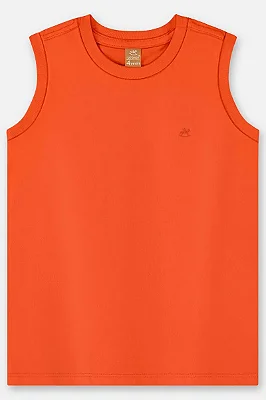CAMISETA REGATA UP BABY - LARANJA - MENINO