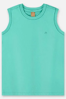 CAMISETA REGATA UP BABY - VERDE ÁGUA - MENINO