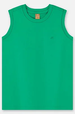 CAMISETA REGATA UP BABY KIDS - VERDE ESCURO - MENINO