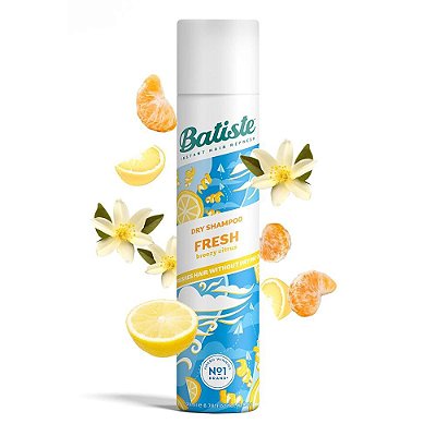 SHAMPOO A SECO EM SPRAY BATISTE - FRESH BREEGY CITRUS - 200mL