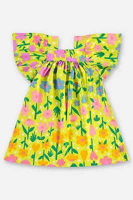 VESTIDO UP BABY - FLORZINHA   - MENINA