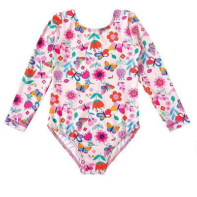MAIÔ MODA PRAIA TIP TOP JUVENIL - FLORZINHA - PROTEÇÃO UV50+ - MENINA